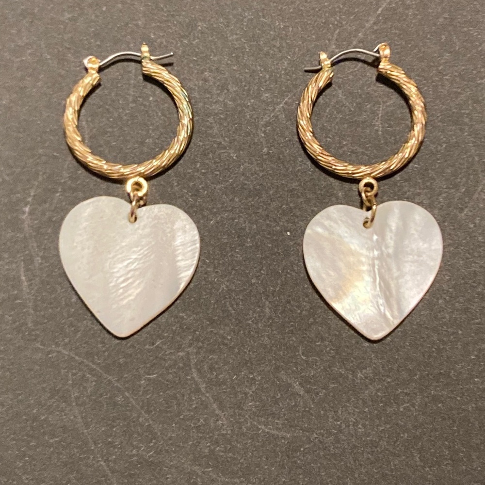 Heart Hoop Earrings